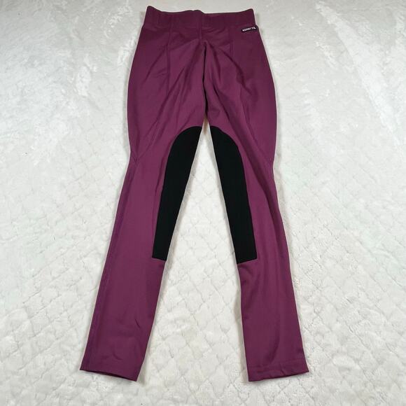 Kerrits Flow Rise Knee Patch - Magenta Riding Breeches Equestrian size XS - Picture 1 of 7
